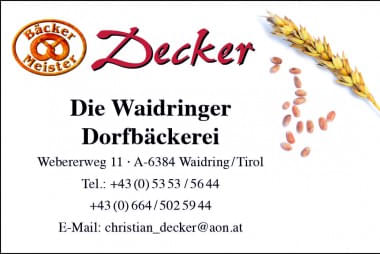 Baecker-Meister-Decker